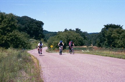 riders on hill