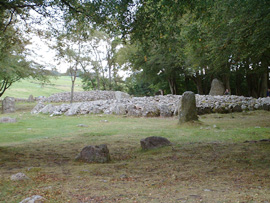 cairn and stones