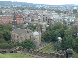 view from castle