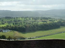 view from stirling castle