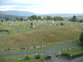 view from stirling castle